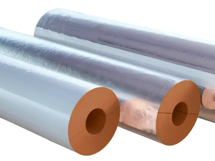 Rigid foam insulation for pipes, tanks, and ducts in commercial and industrial use.