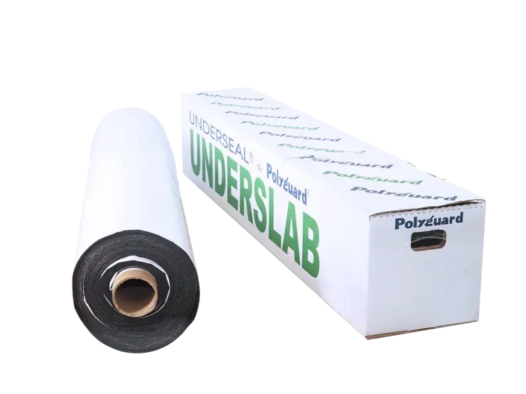 An image of Polyguard’s Underseal® Underslab Membrane basement waterproofing solution.