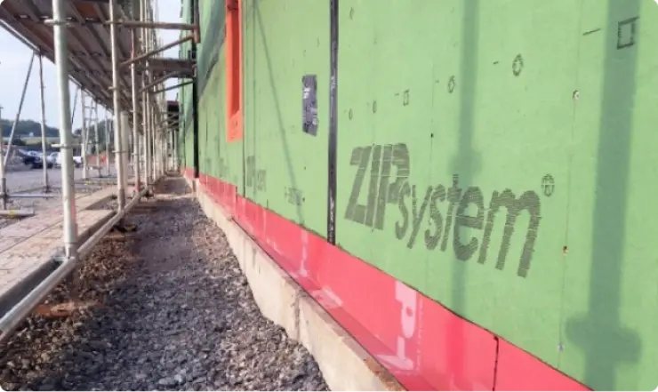 Applying the TERM Flashing Moisture | Termite Barrier